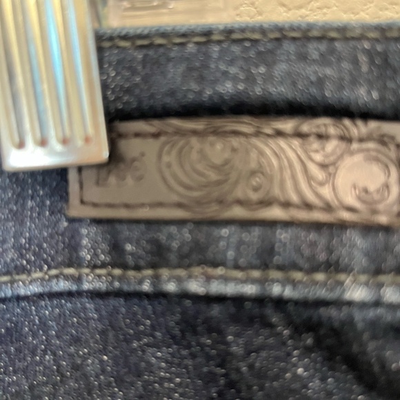 LEE Classic Fit Plus Size Petite Dark Wash Straight Leg Cotton Blend Jeans WP - Picture 3 of 4